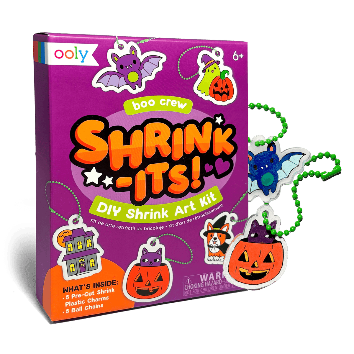 Boo Crew Mini Shrink-Its! DIY Shrink Art Kit