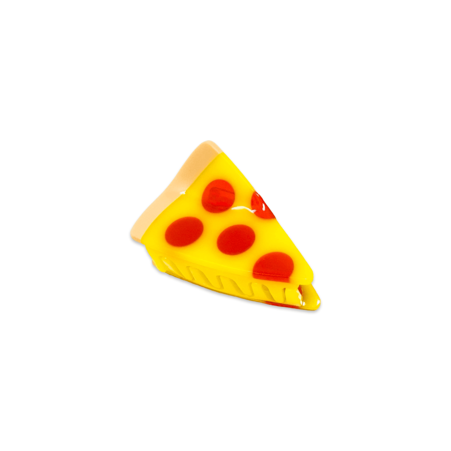 Mini Pizza Hair Claw Clip