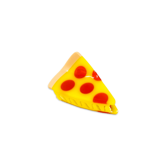 Mini Pizza Hair Claw Clip