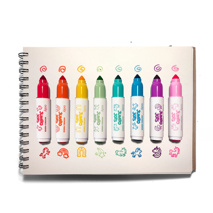 Jumbo Jots Dual Tip Unicorn Markers | Set of 8