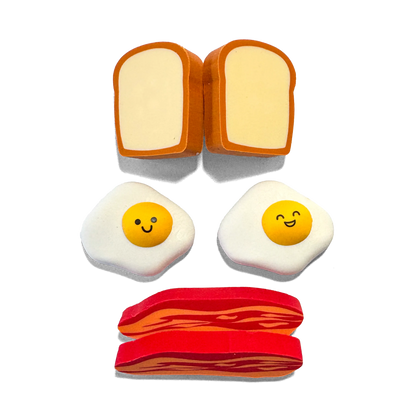 Brunch Bunch Breakfast Erasers | Set of 6