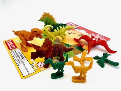 Iwako Dinosaur Eraser Card