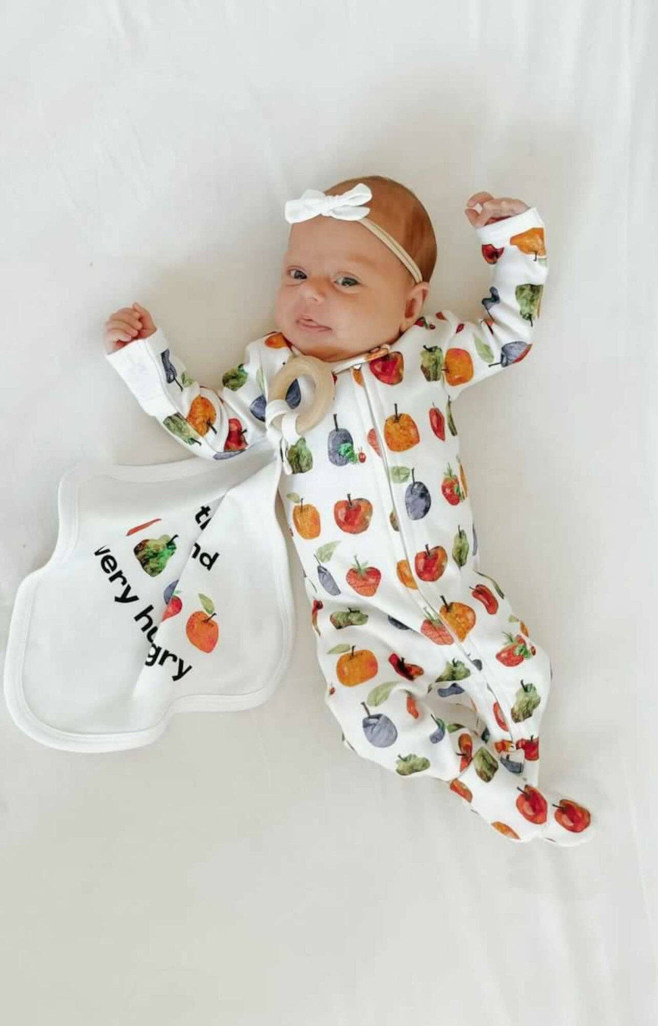Fruit Organic Zipper Footie