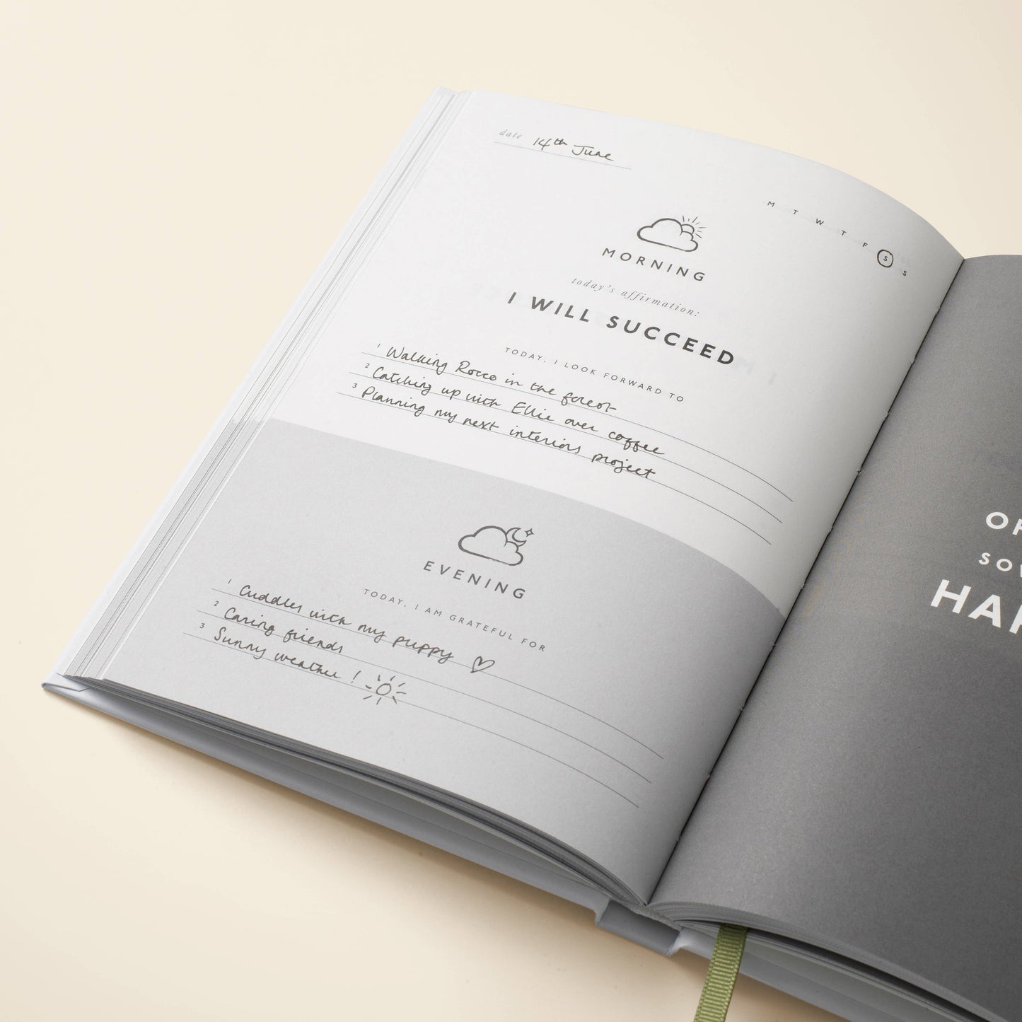 Guided Gratitude Journal, A5 Hardcover | Reflect