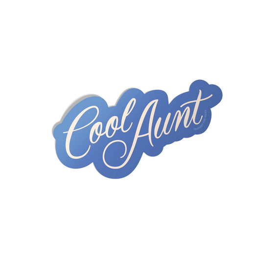 Cool Aunt Vinyl Sticker