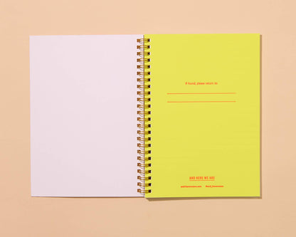 Diet Soda Letterpress A5 Spiral Notebook