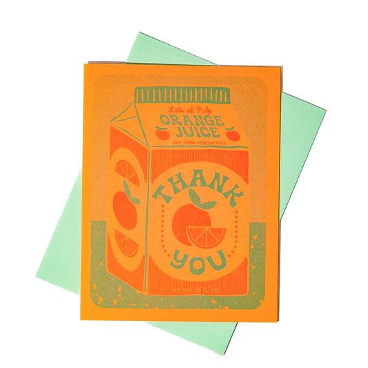 Orange Juice Thank You