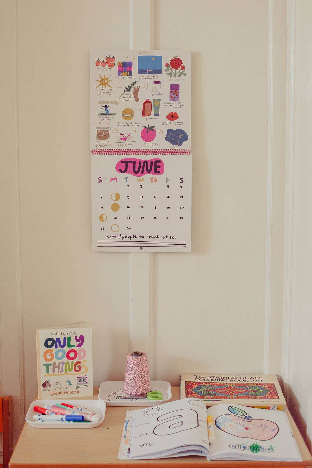 2026 Only Good Things 12-Month Wall Calendar
