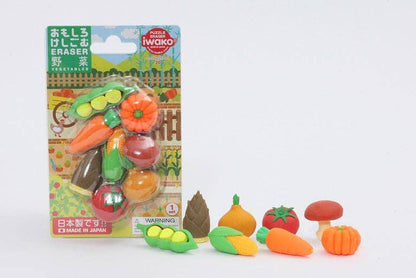 Iwako Vegetable Eraser Card