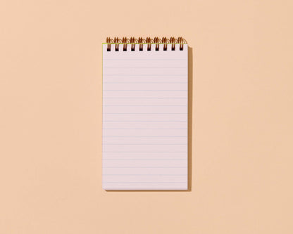 Coffee Mug Letterpress Small Notebook