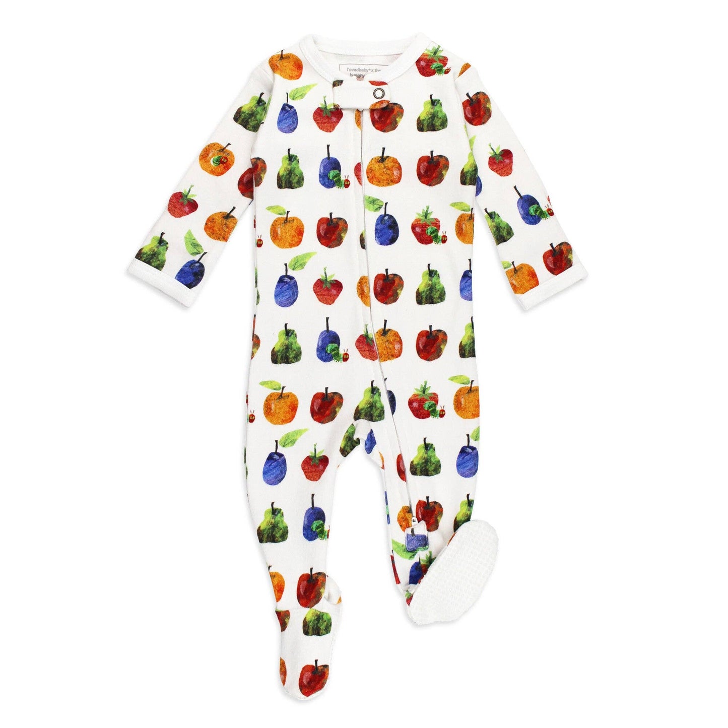 Fruit Organic Zipper Footie