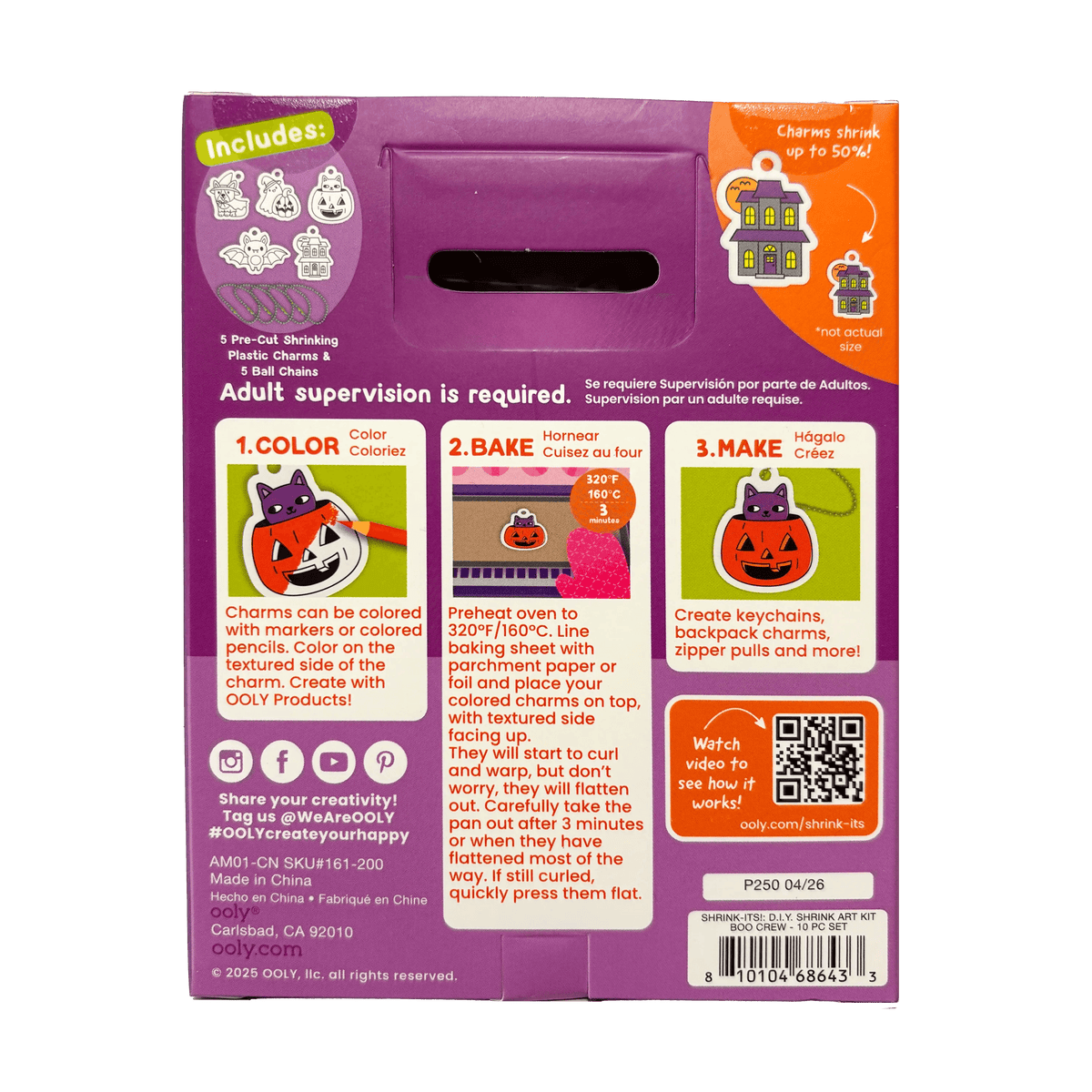 Boo Crew Mini Shrink-Its! DIY Shrink Art Kit