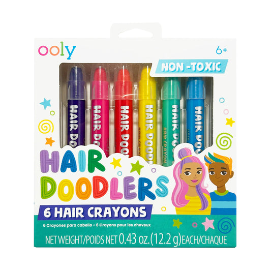 Hair Doodlers Hair Crayons | Set of 6 Colors