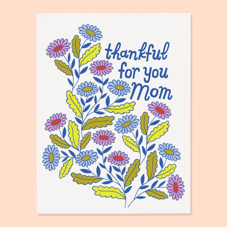 Thankful Floral Mom