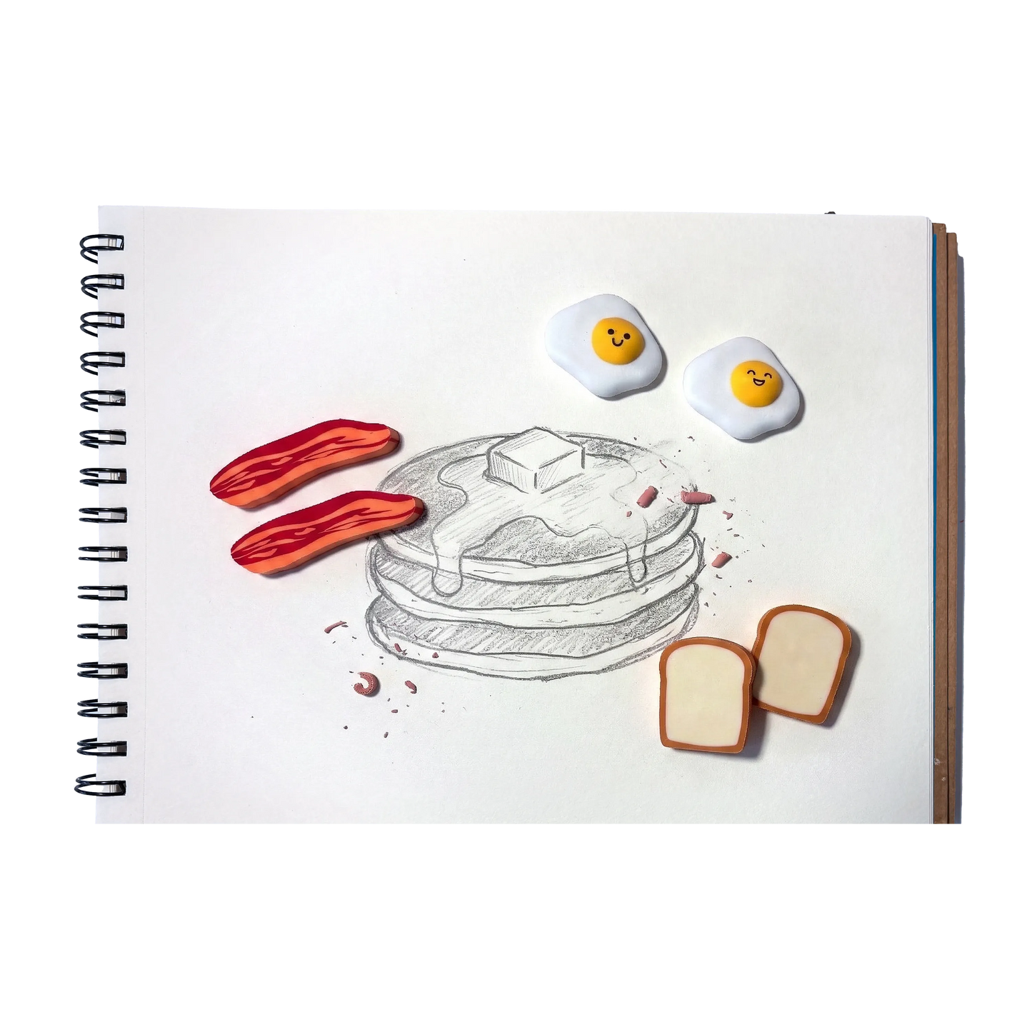 Brunch Bunch Breakfast Erasers | Set of 6