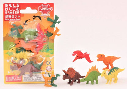 Iwako Dinosaur Eraser Card