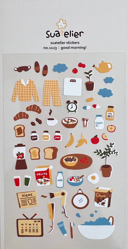 Morning Routine Stickers