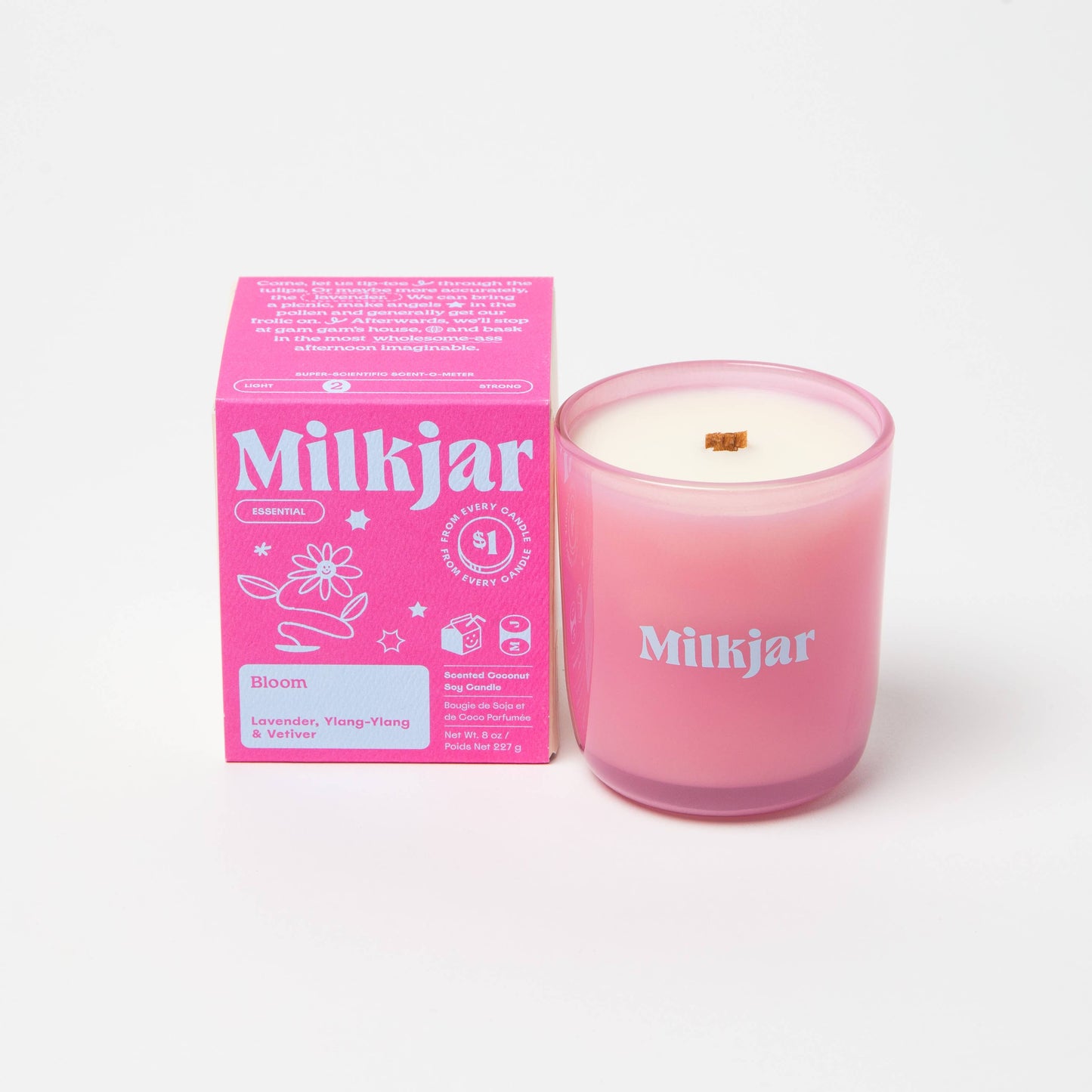 Bloom | Essential Oil Coconut Soy 8oz Candle