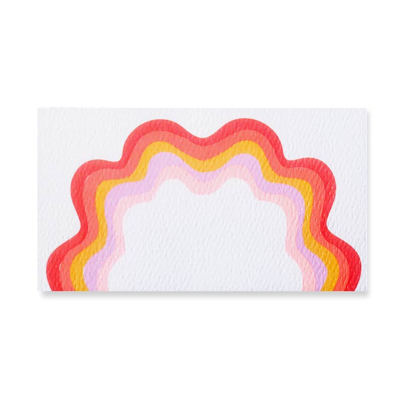48 pack | Squiggle Rainbow Mini Note