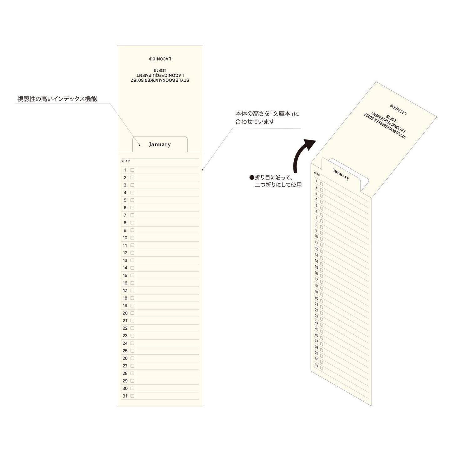 LACONIC STYLE BOOKMARKER TODO