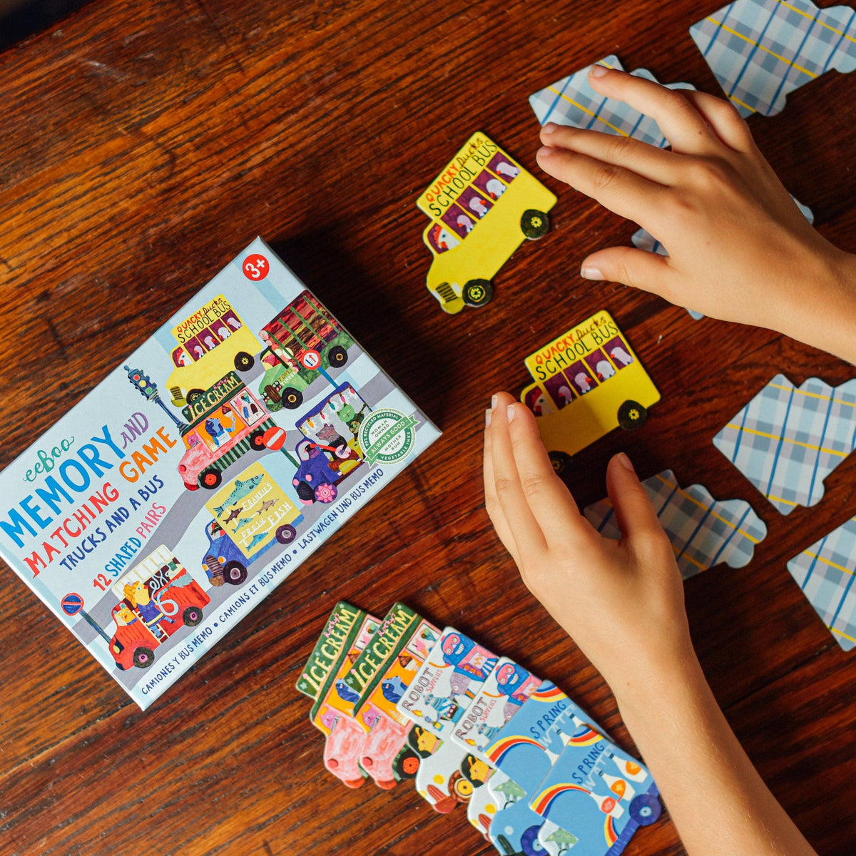 Trucks + A Bus Little Memory + Matching Game