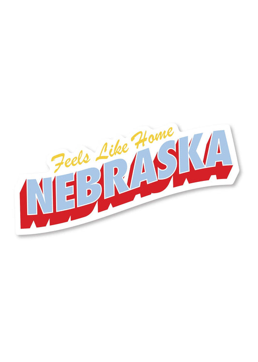 Feels Like Home Sticker | Nebraska