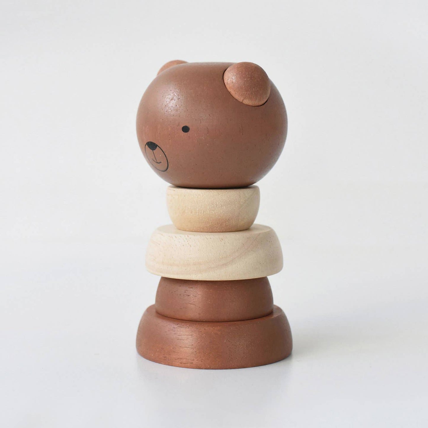 Bear Wooden Ring Stacker