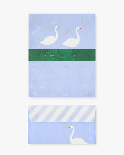 Writing Set | Swan in February