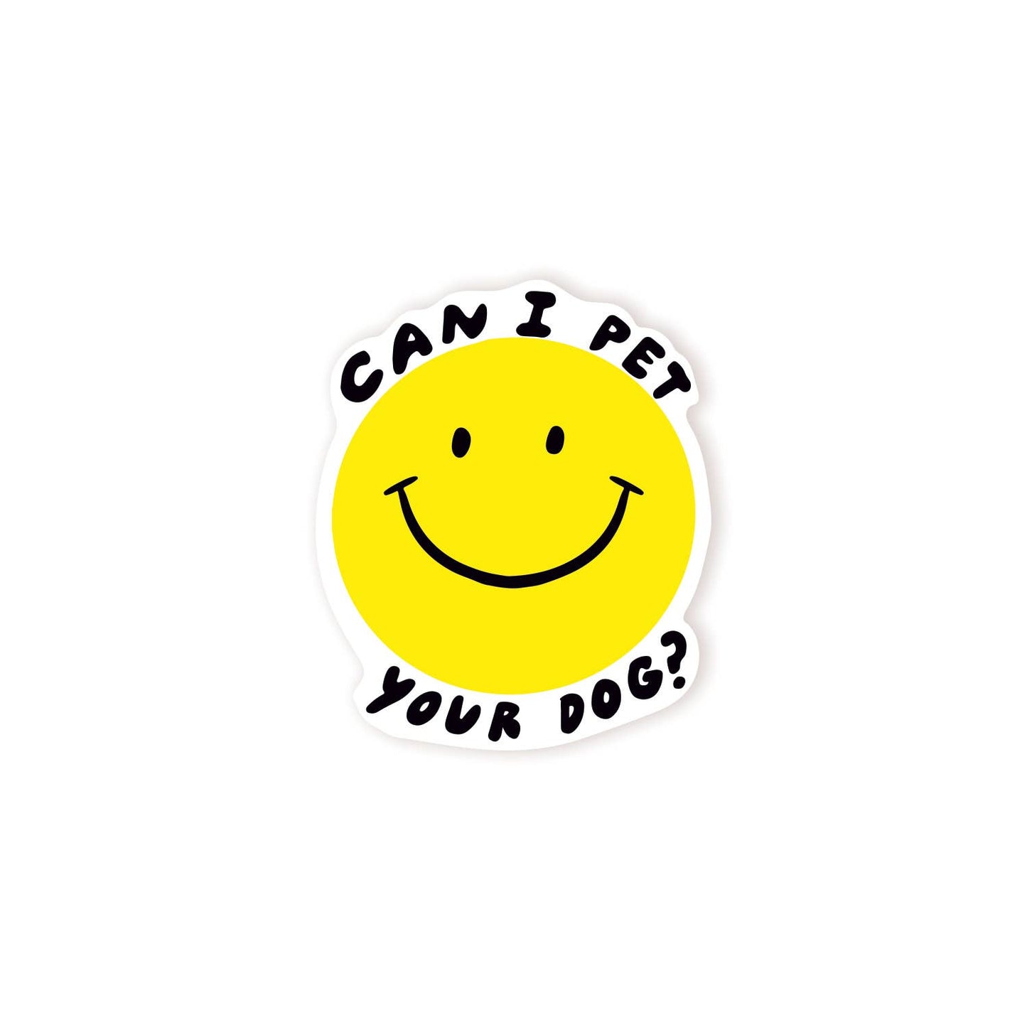 Can I Pet Your Dog Sticker