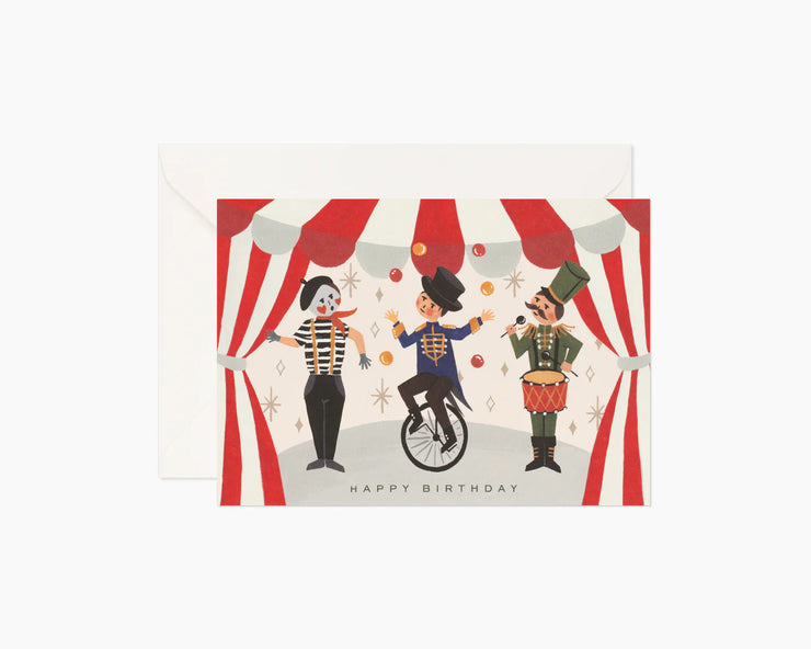 Circus Birthday card
