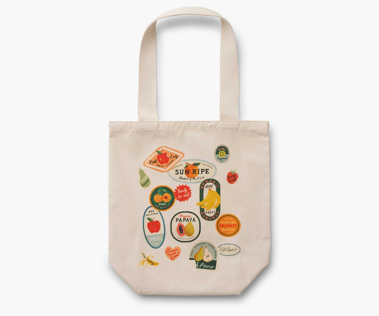 Fruit Stand Canvas Tote