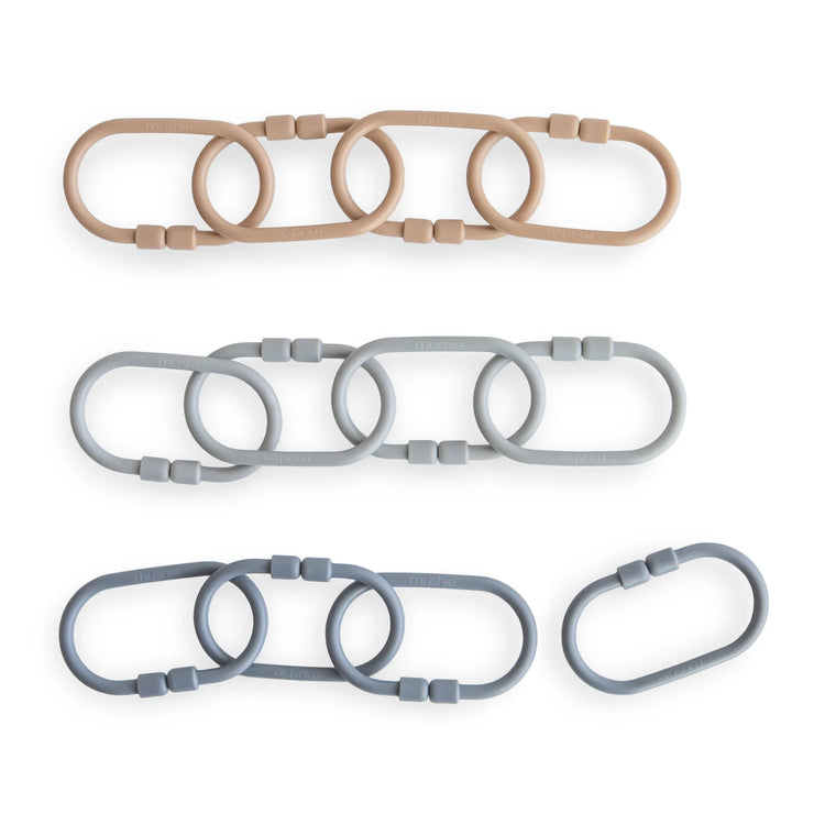 Chain Link Rings | Natural, Stone, Tradewinds