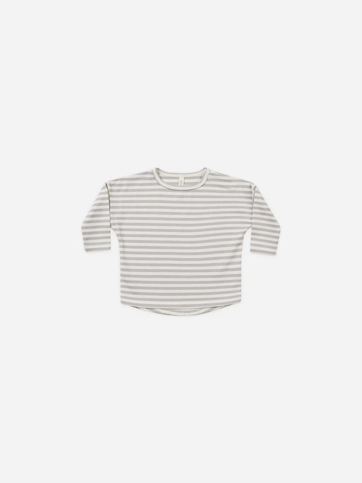 long sleeve top | periwinkle stripe