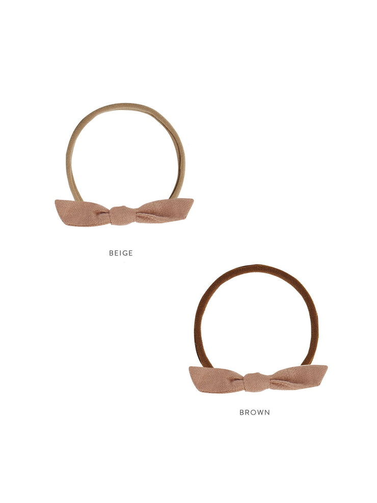 little knot headband | clay