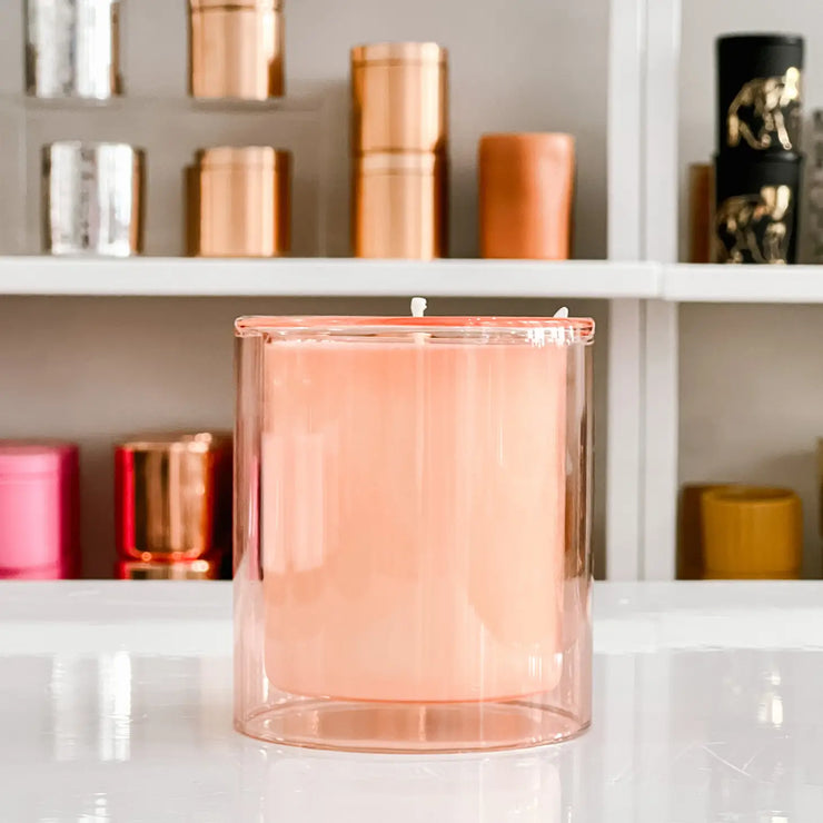 Afterglow Collection | Pink 12oz Double Wall Pure Soy Candle | Armitage Street