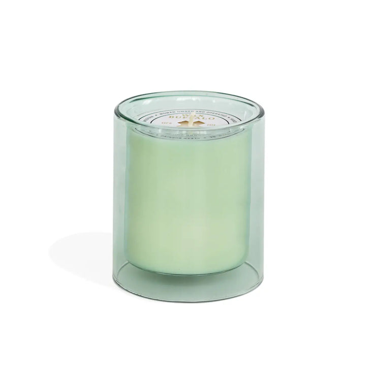 Afterglow Collection | Teal 12oz Double Wall Pure Soy Candle | Sweet Tobacco