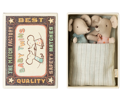 Twins, Baby Mice in Matchbox