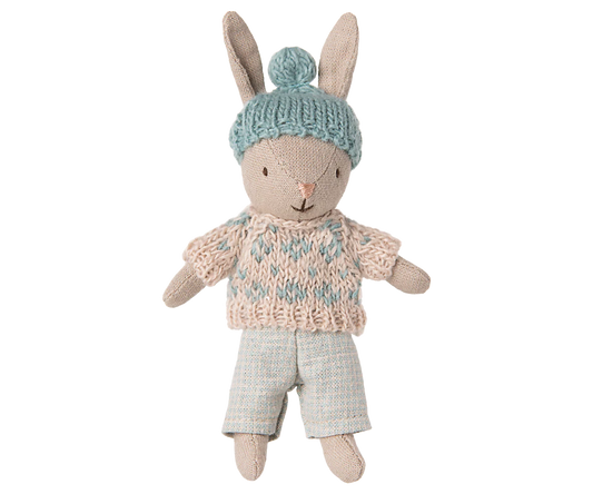 Winter Rabbit, Micro | Sand + Mint