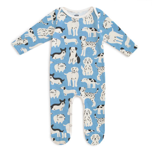 Dog Parade Footed Romper