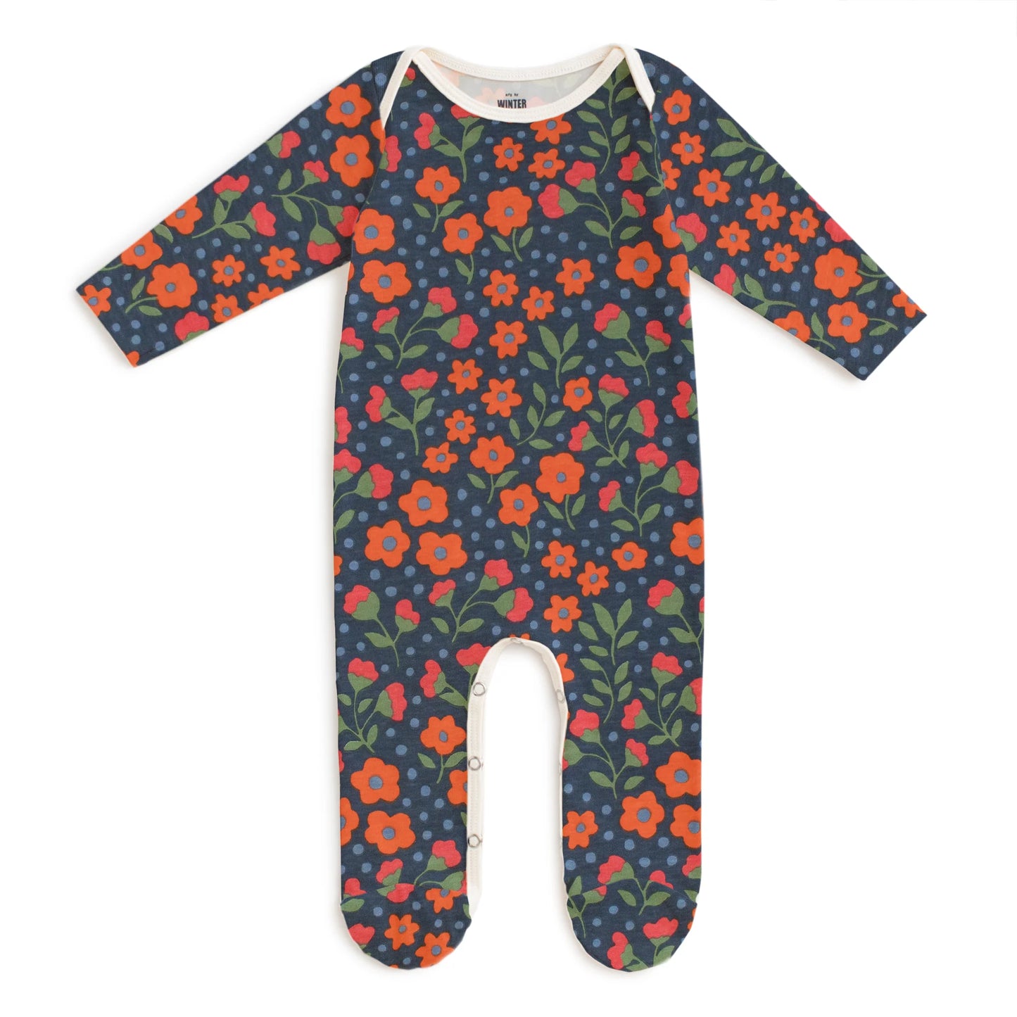 Garden Blooms Footed Romper