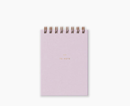 Mini Jotter Lined Notebook | Lavender