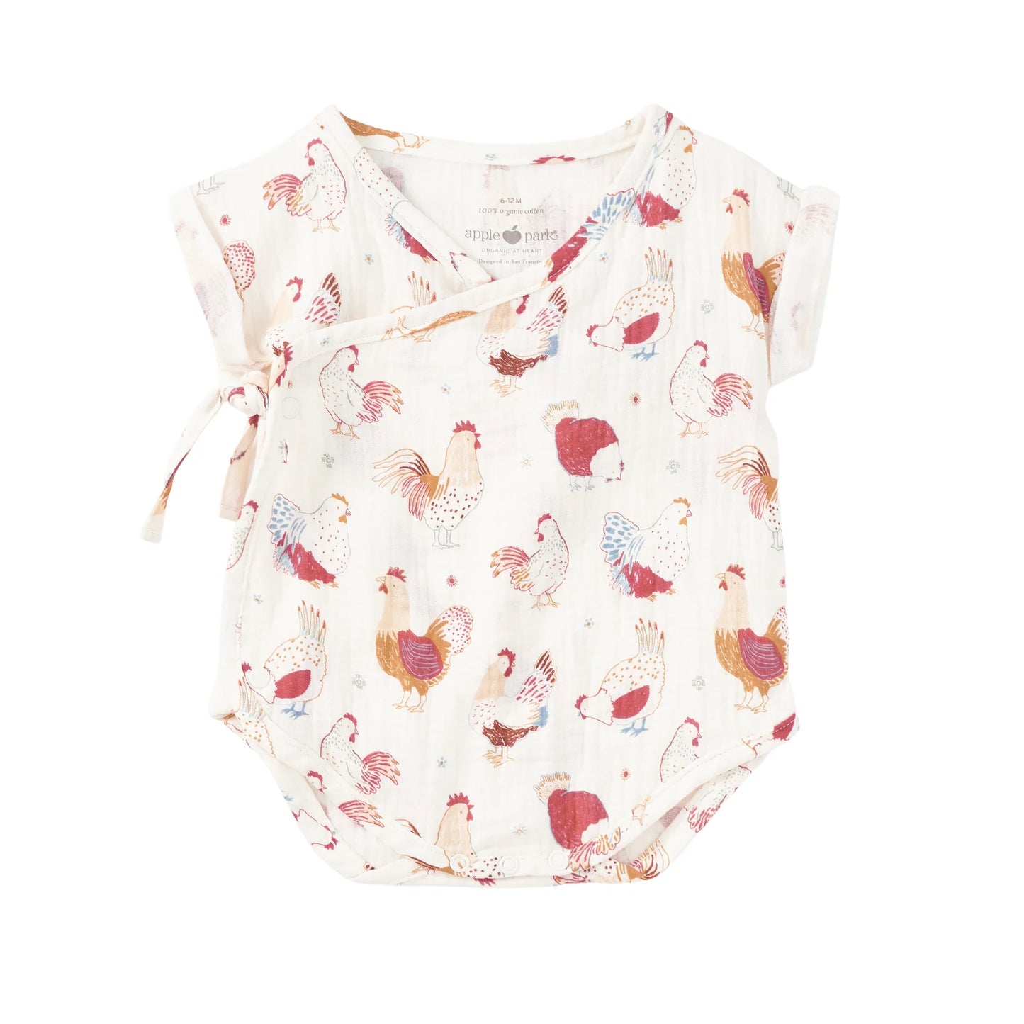 Muslin Kimono Onesie Feathered Friends