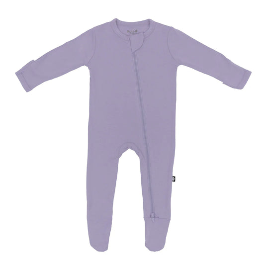 Zippered Footie in Taro