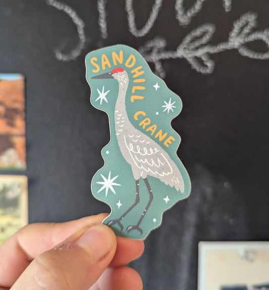 Sandhill Crane Sticker