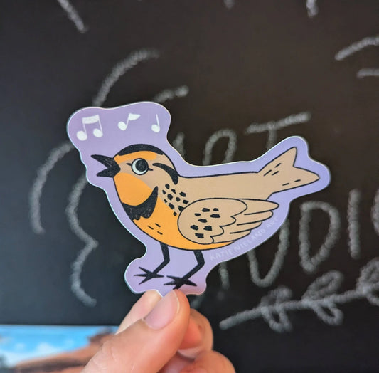 Cute Meadowlark Sticker
