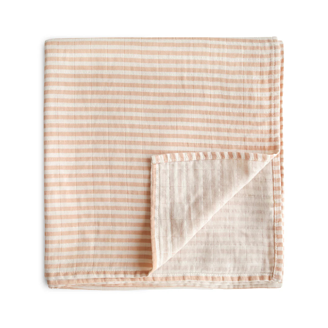 Natural Stripe Muslin Swaddle