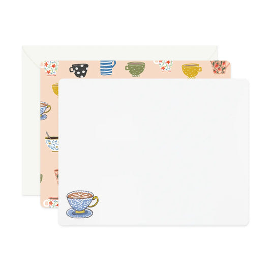 Coffee Mug Flat Notes | Boxed Set of 6