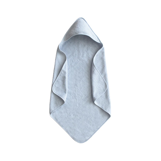 Baby Blue Organic Cotton Baby Hooded Towel