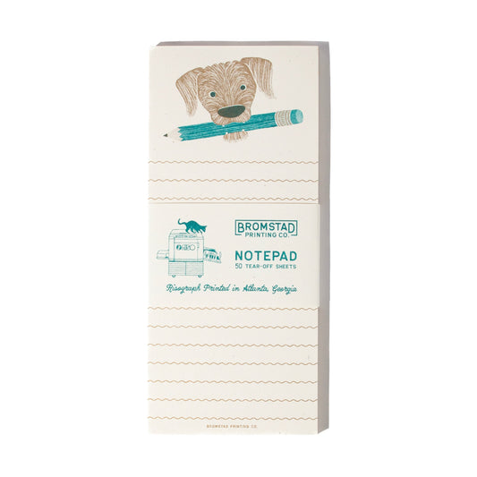 Pencil Dog Tall Notepad