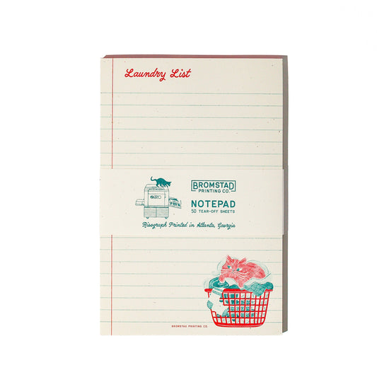 Laundry List Notepad